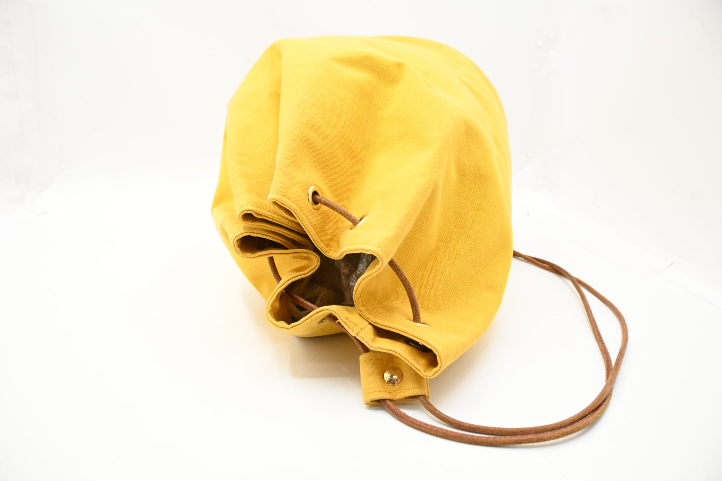 Hermes Polochon Mimile in Yelow Canvas