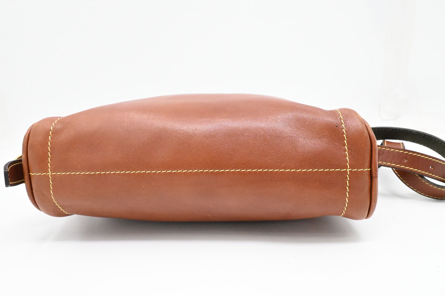 Loewe Crossbody in Brown Leather and Green Suede