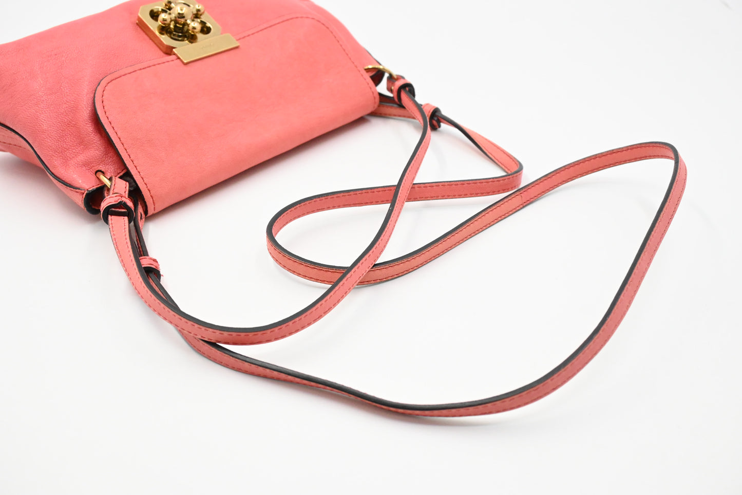 Chloe Elsy 2way Bag in Pink Leather