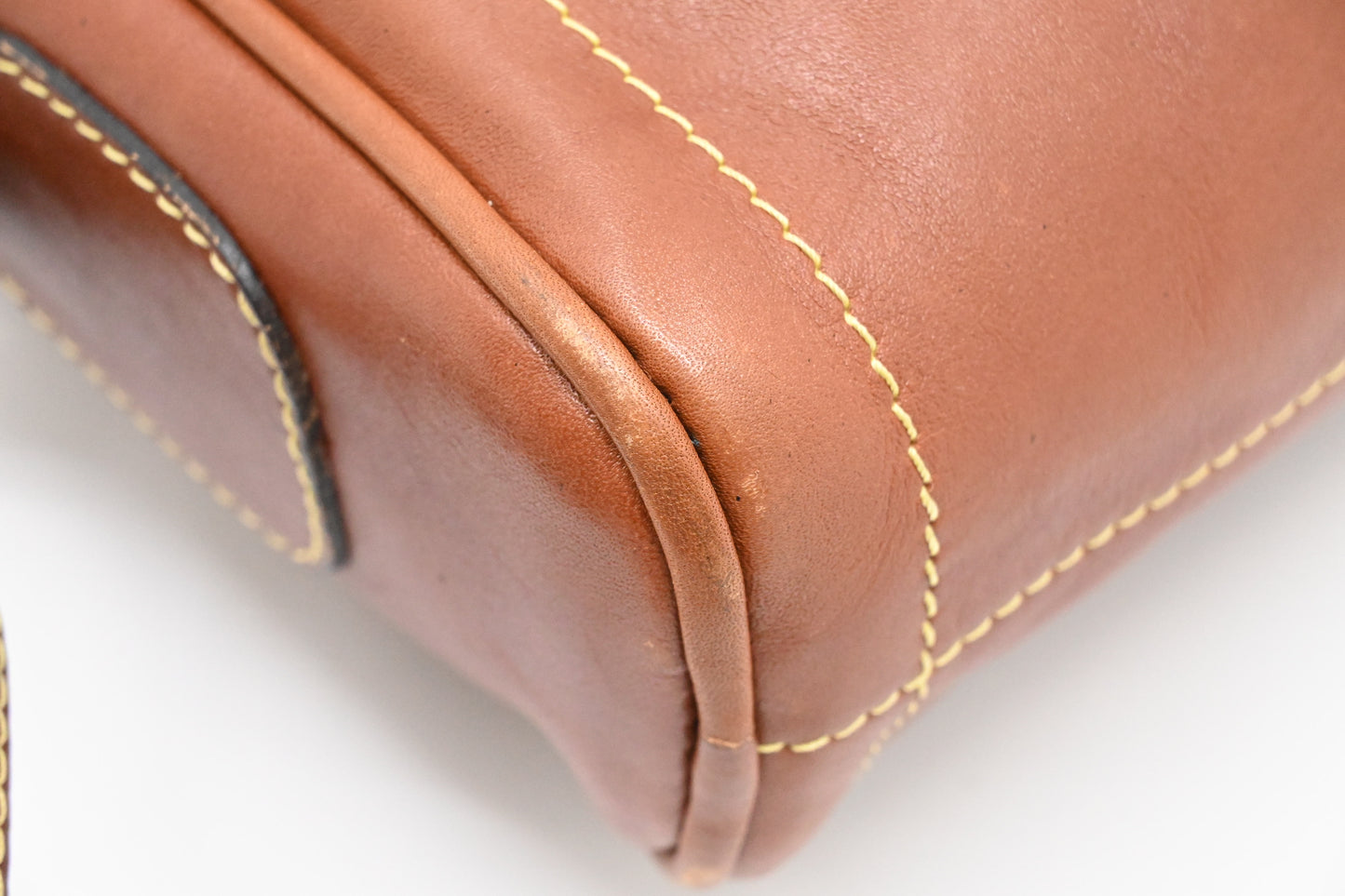 Loewe Crossbody in Brown Leather and Green Suede