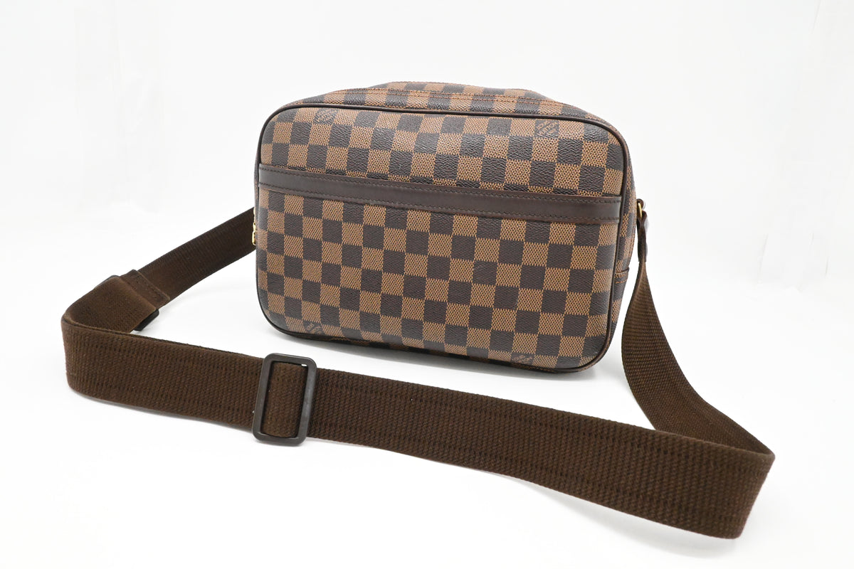 Louis Vuitton Reporter PM SPO in Damier Ebene Canvas