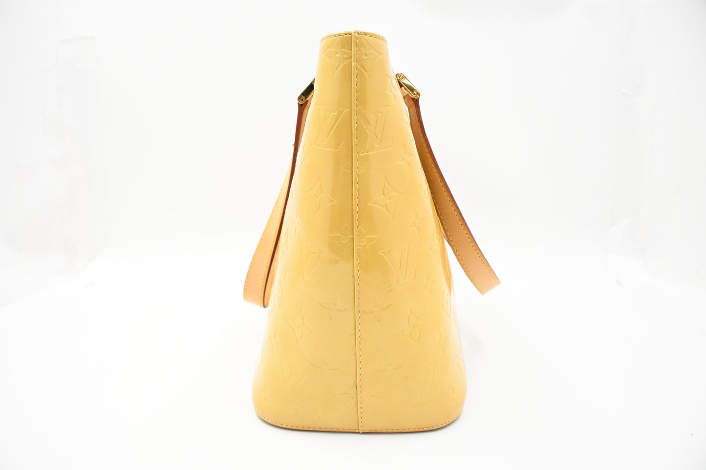 Louis Vuitton Houston in Yellow Vernis Leather