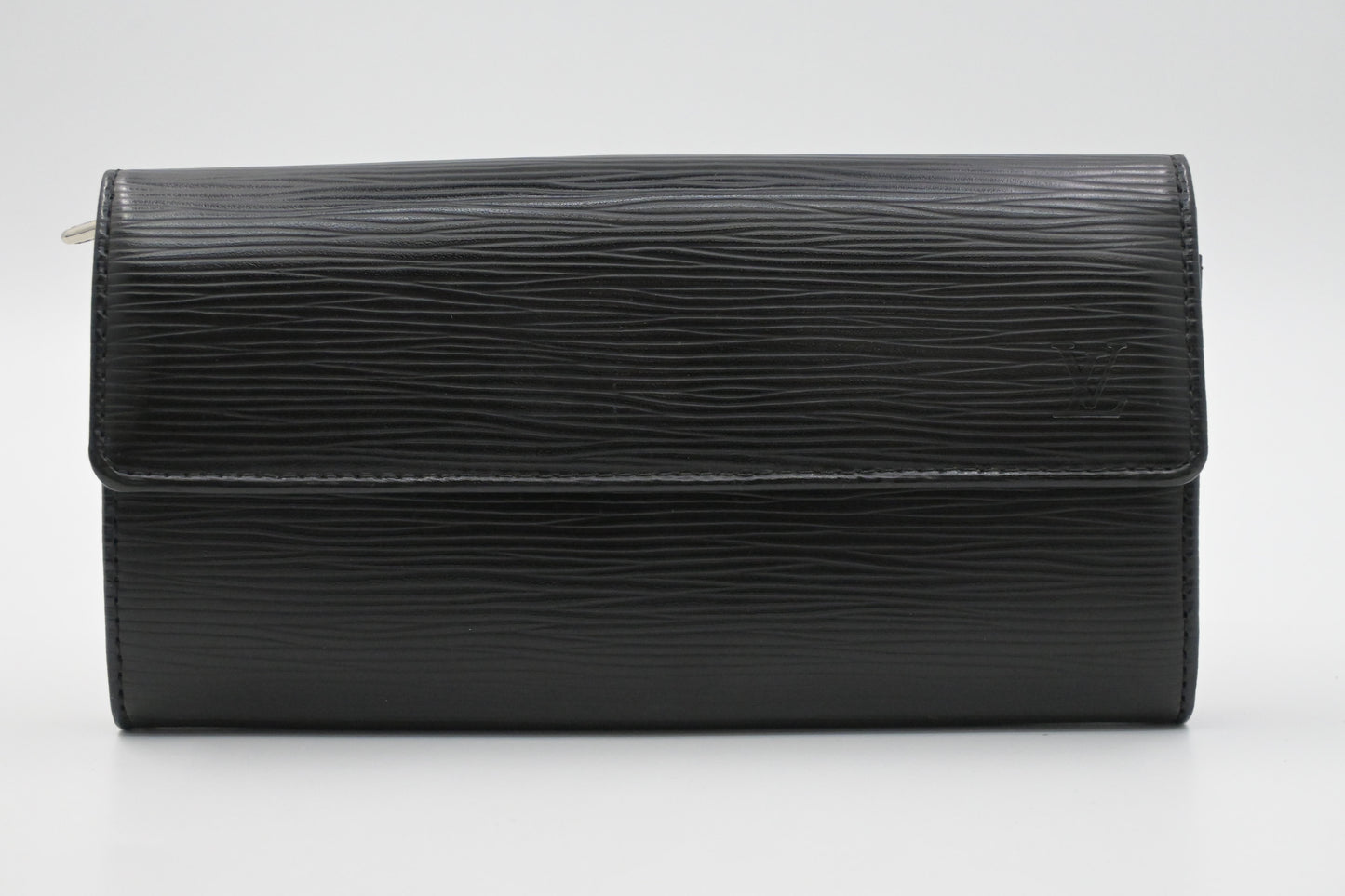 Louis Vuitton Sarah Wallet in Black Epi Leather