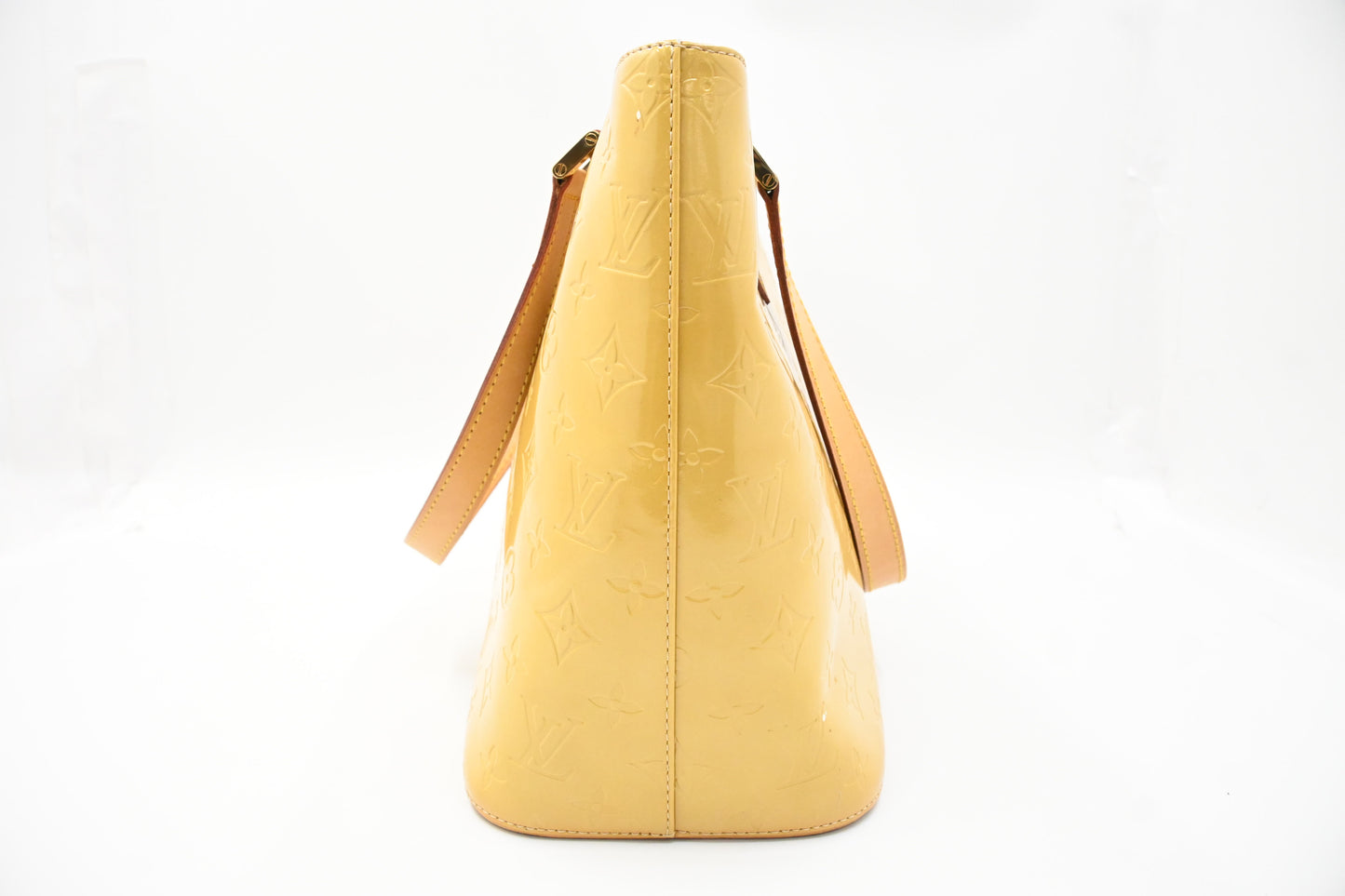 Louis Vuitton Houston in Yellow Vernis Leather