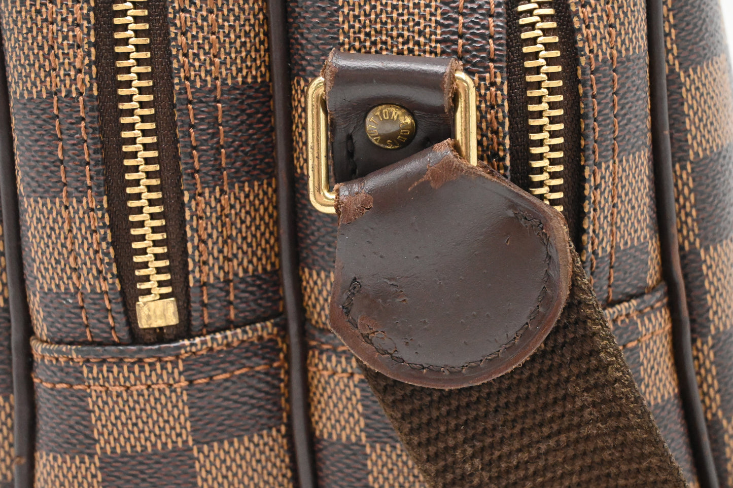 Louis Vuitton Reporter PM SPO in Damier Ebene Canvas