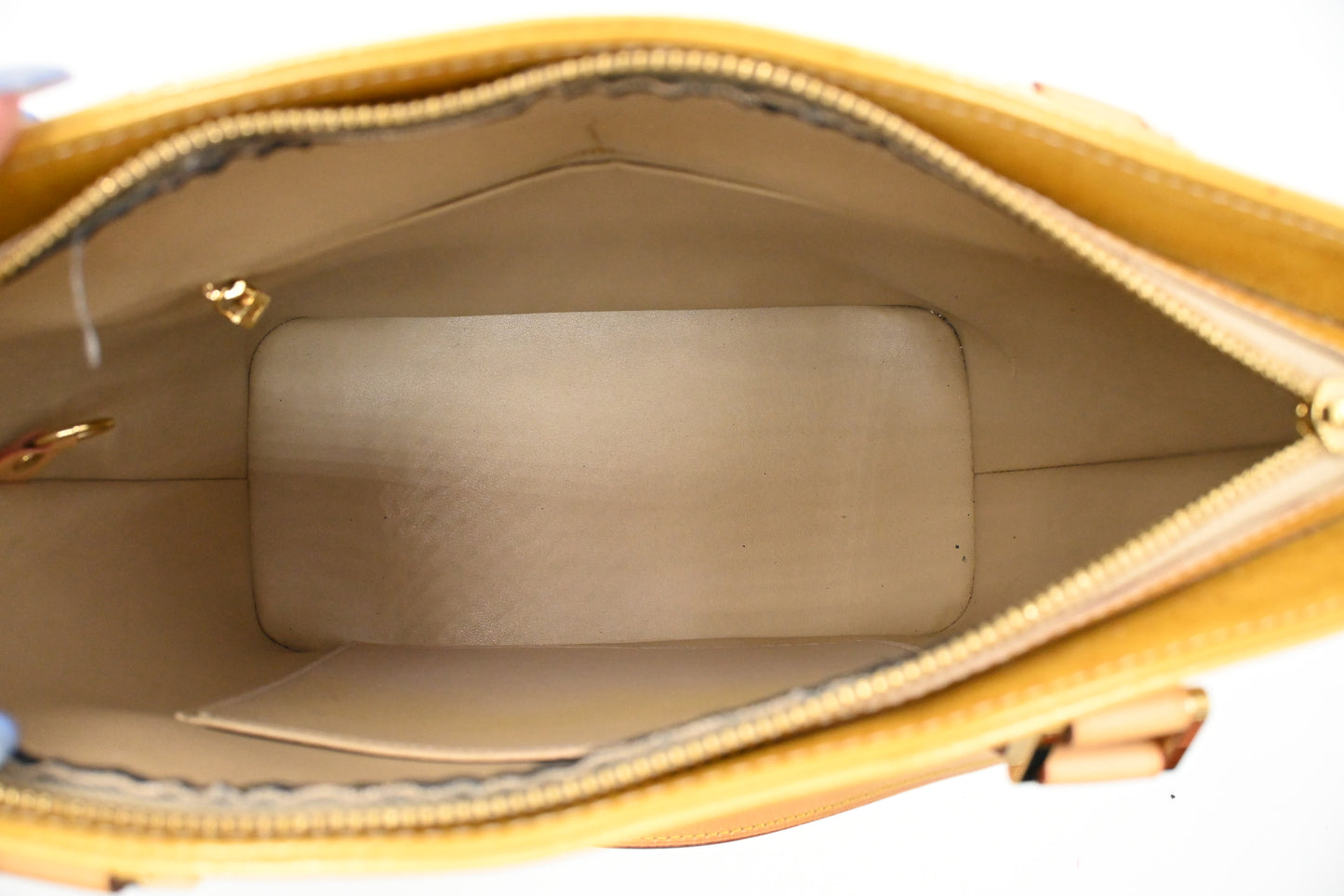 Louis Vuitton Houston in Yellow Vernis Leather