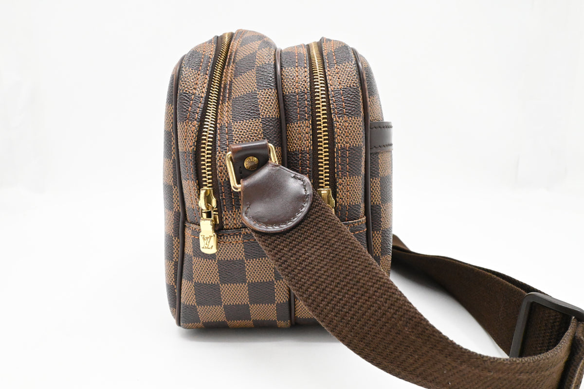 Louis Vuitton Reporter PM SPO in Damier Ebene Canvas