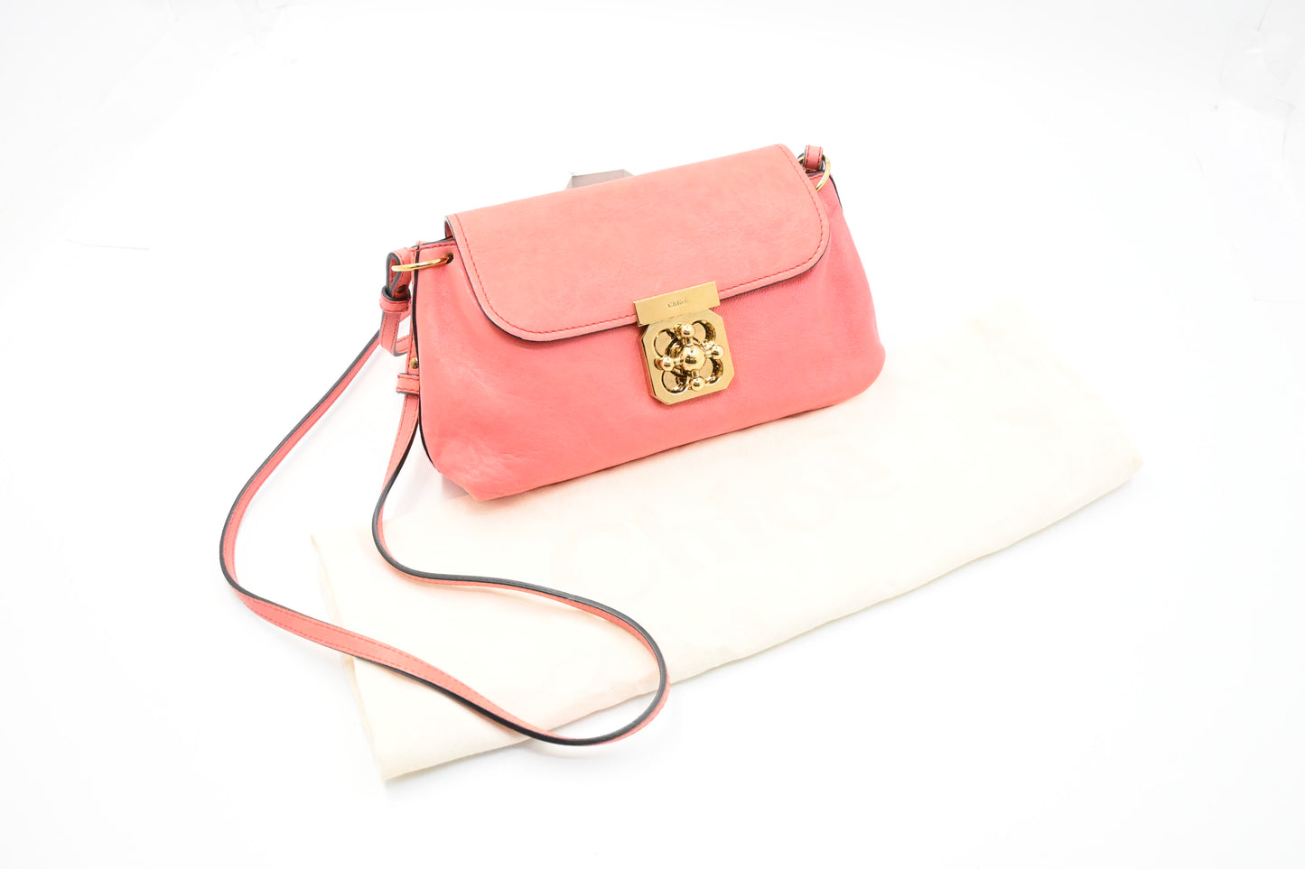 Chloe Elsy 2way Bag in Pink Leather