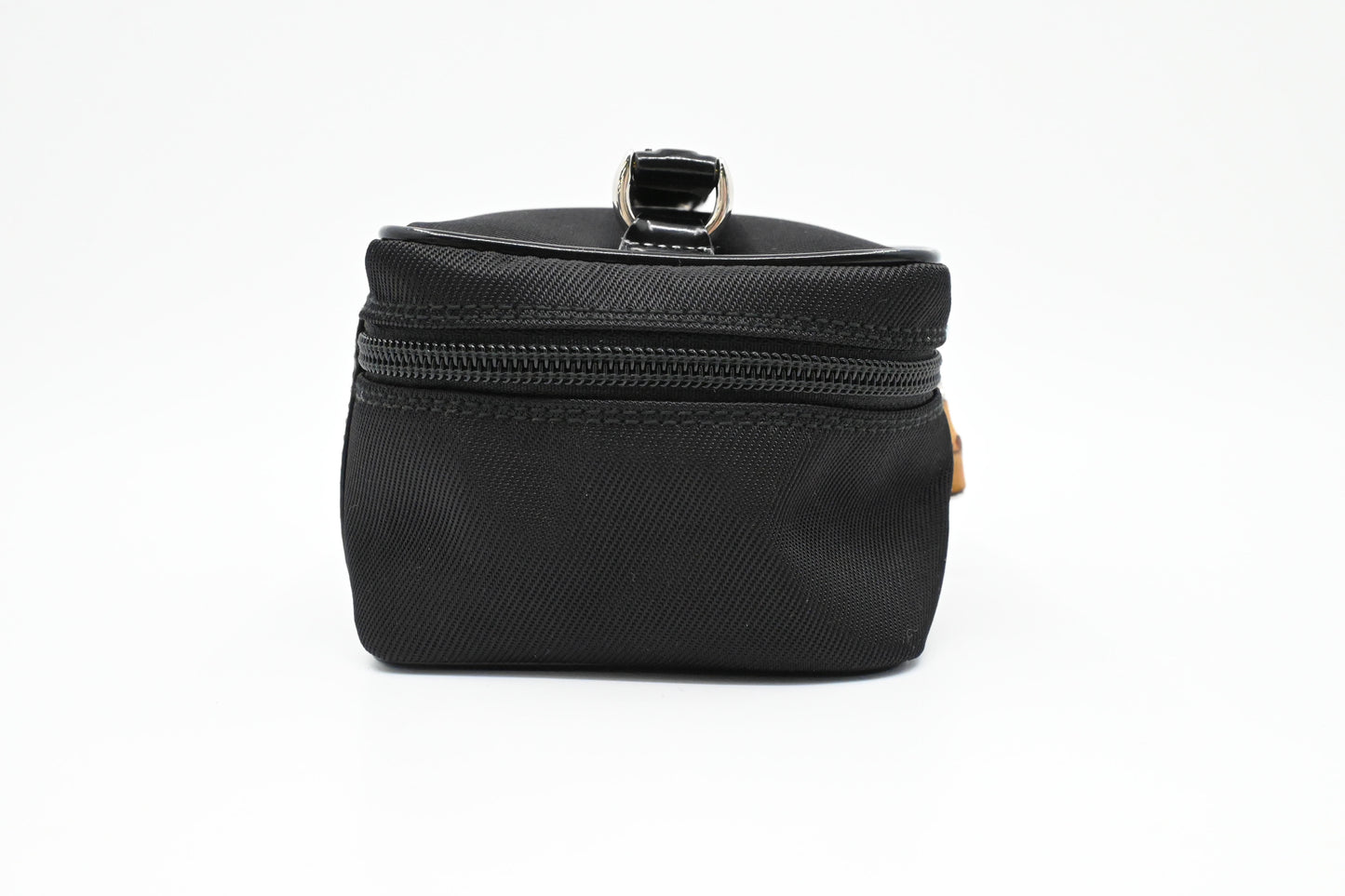 Gucci Vanity Case in Black Canvas and Leather