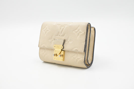 Louis Vuitton Metis Wallet in Neige Empreinte Leather