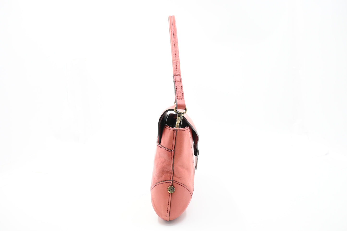 Chloe Shoulder Bag in Pink Leather