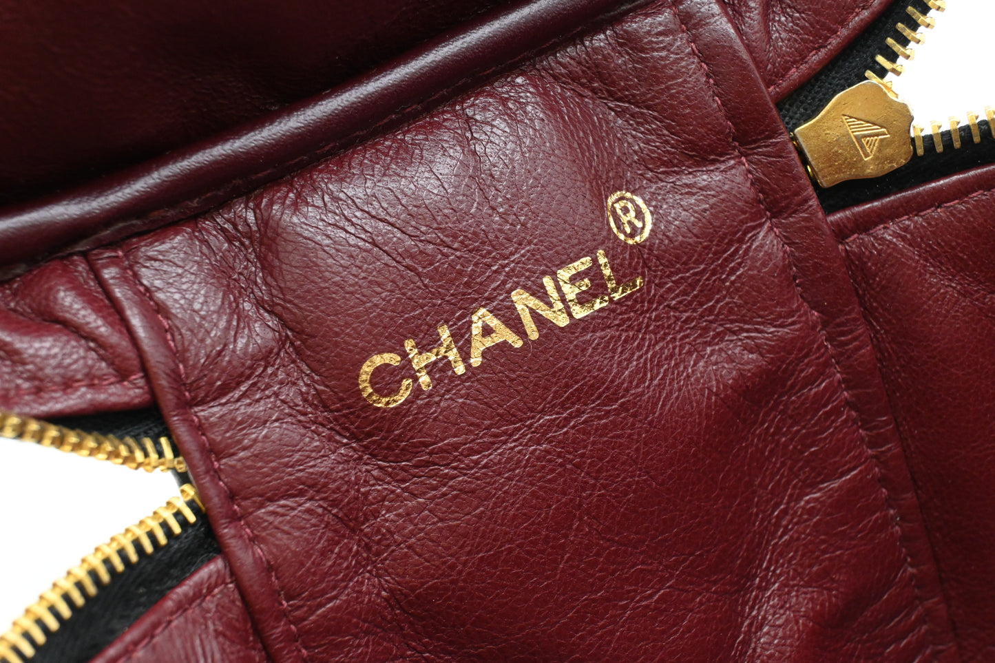 Chanel Vanity in Black Matelassé Leather