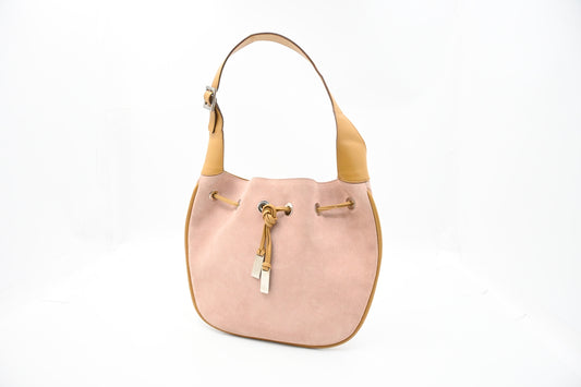 Gucci Hobo Bag in Pink Suede Leather