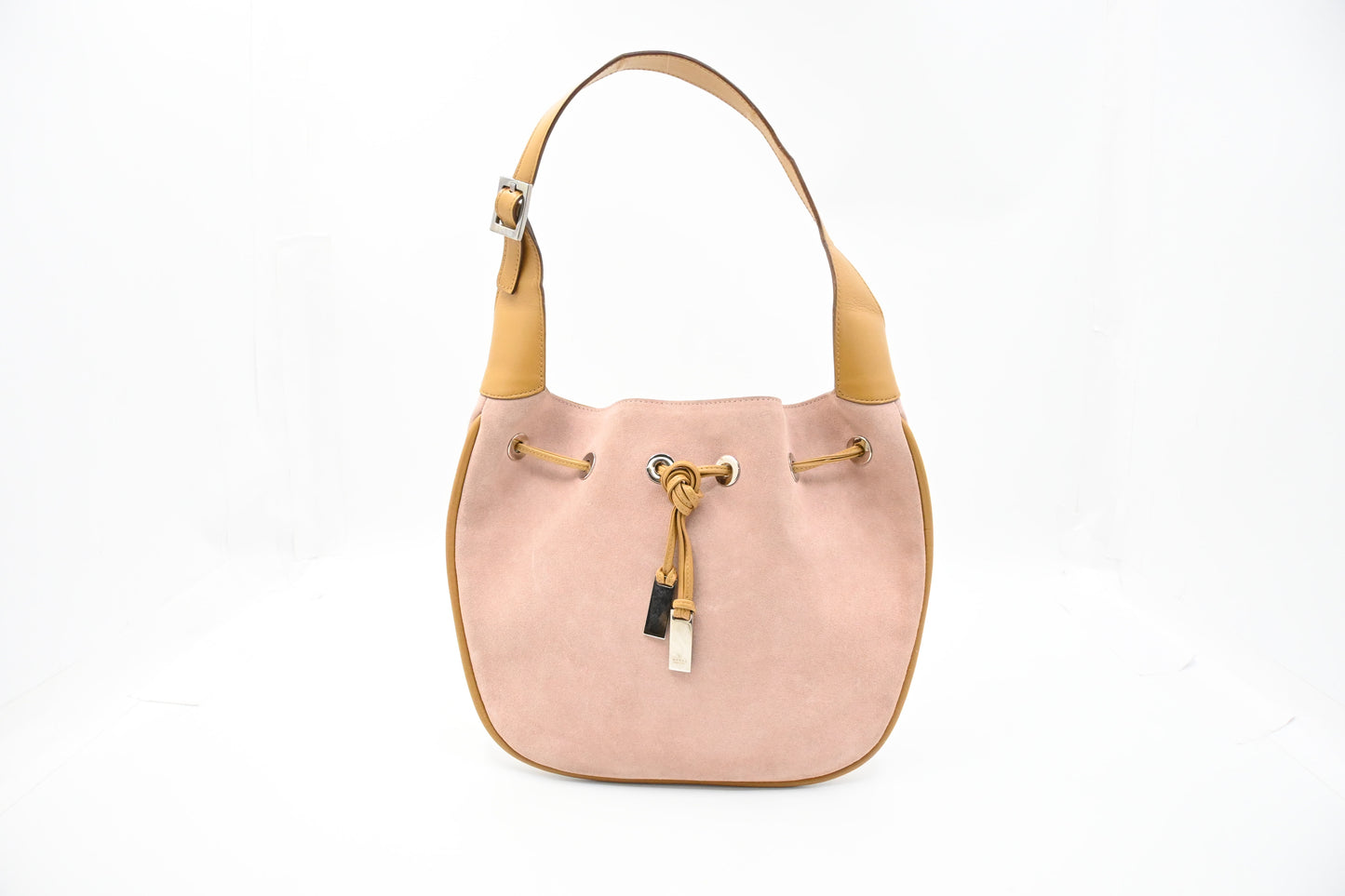 Gucci Hobo Bag in Pink Suede Leather