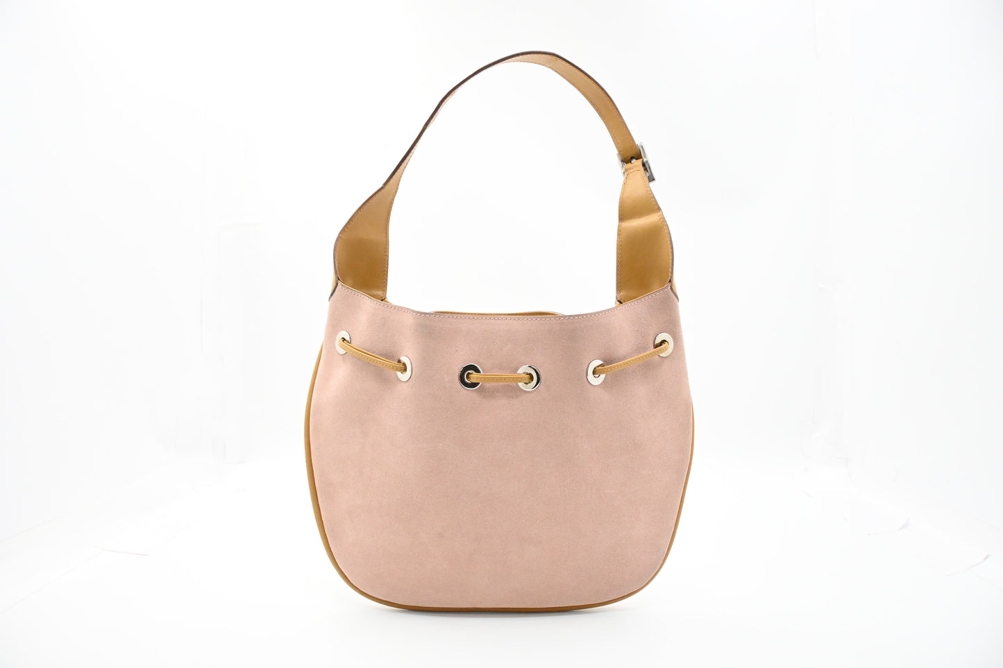 Gucci Hobo Bag in Pink Suede Leather