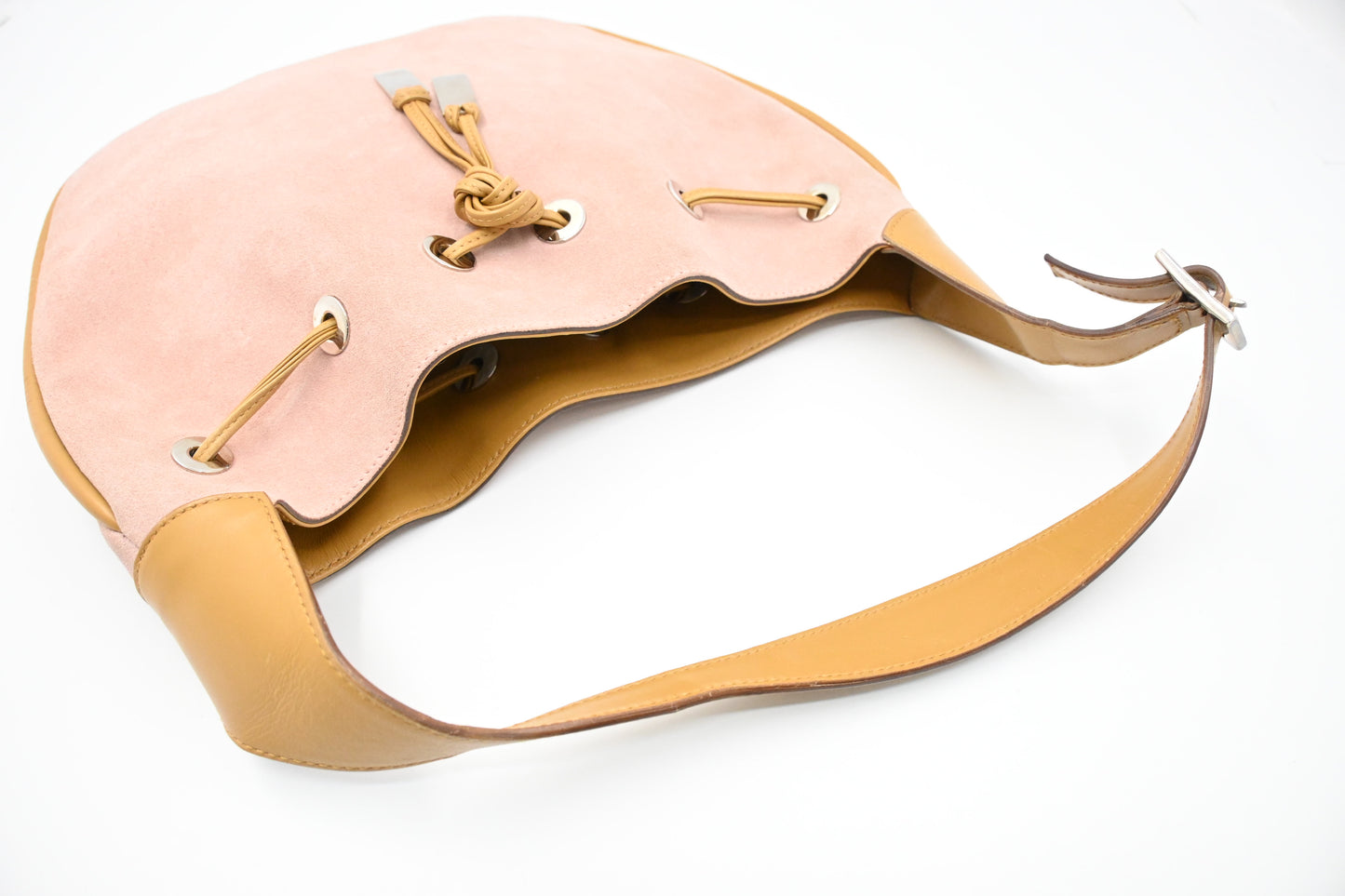 Gucci Hobo Bag in Pink Suede Leather