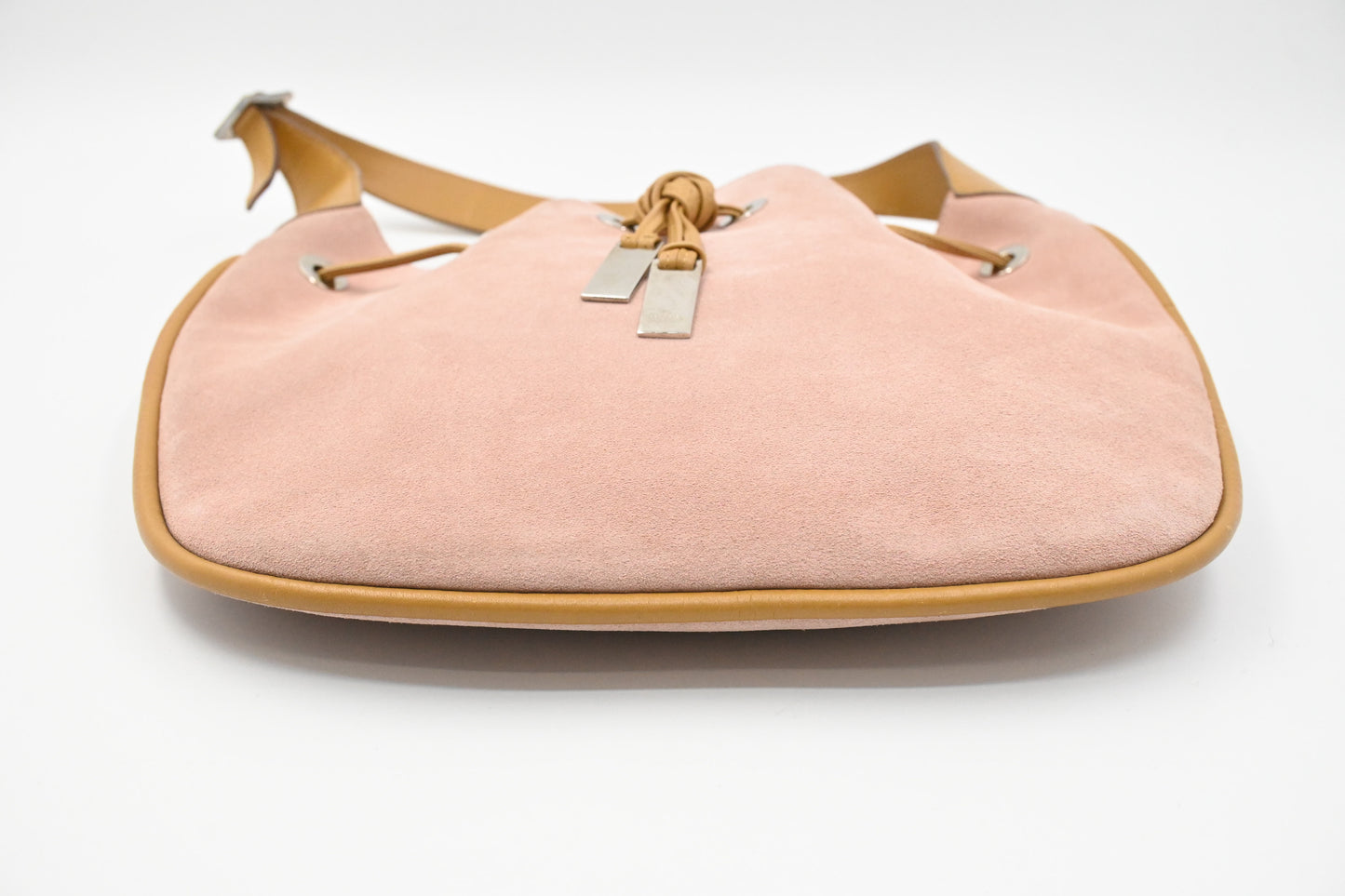 Gucci Hobo Bag in Pink Suede Leather
