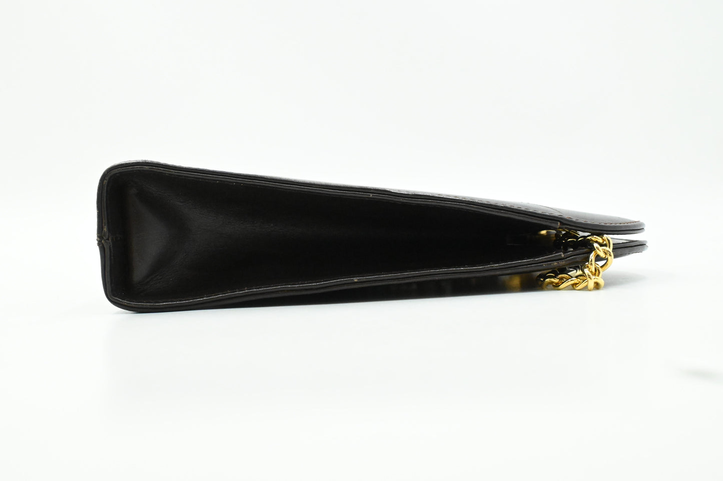 Ferragamo Shoulder Bag in Dark Brown Leather