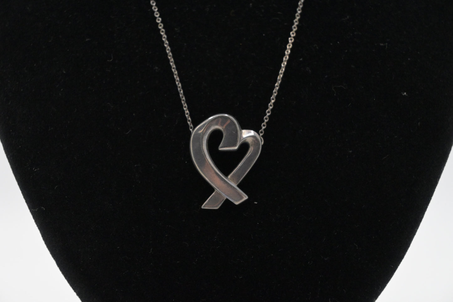 Tiffany & Co. Large Loving Heart Necklace in Sterling Silver