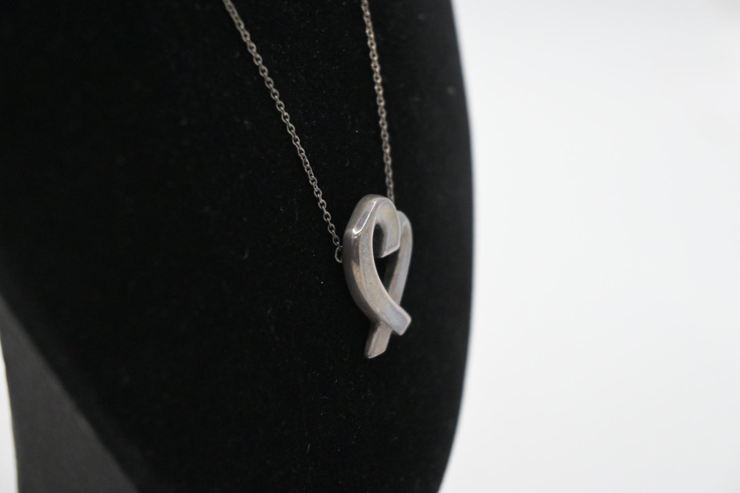 Tiffany & Co. Large Loving Heart Necklace in Sterling Silver