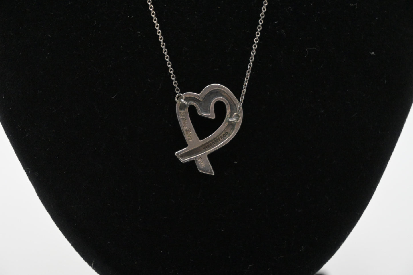 Tiffany & Co. Large Loving Heart Necklace in Sterling Silver
