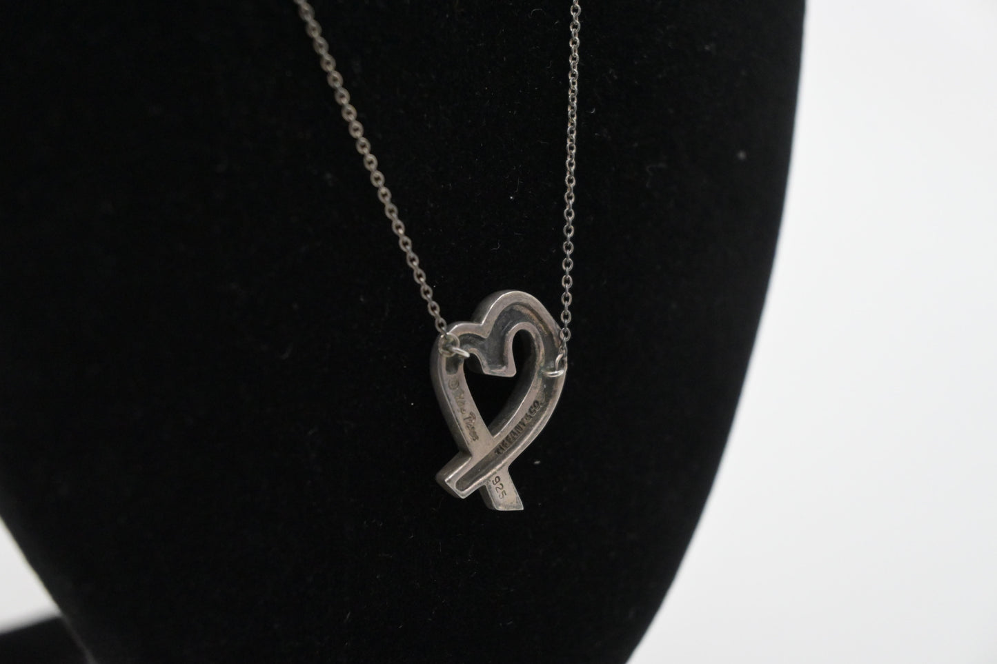 Tiffany & Co. Large Loving Heart Necklace in Sterling Silver