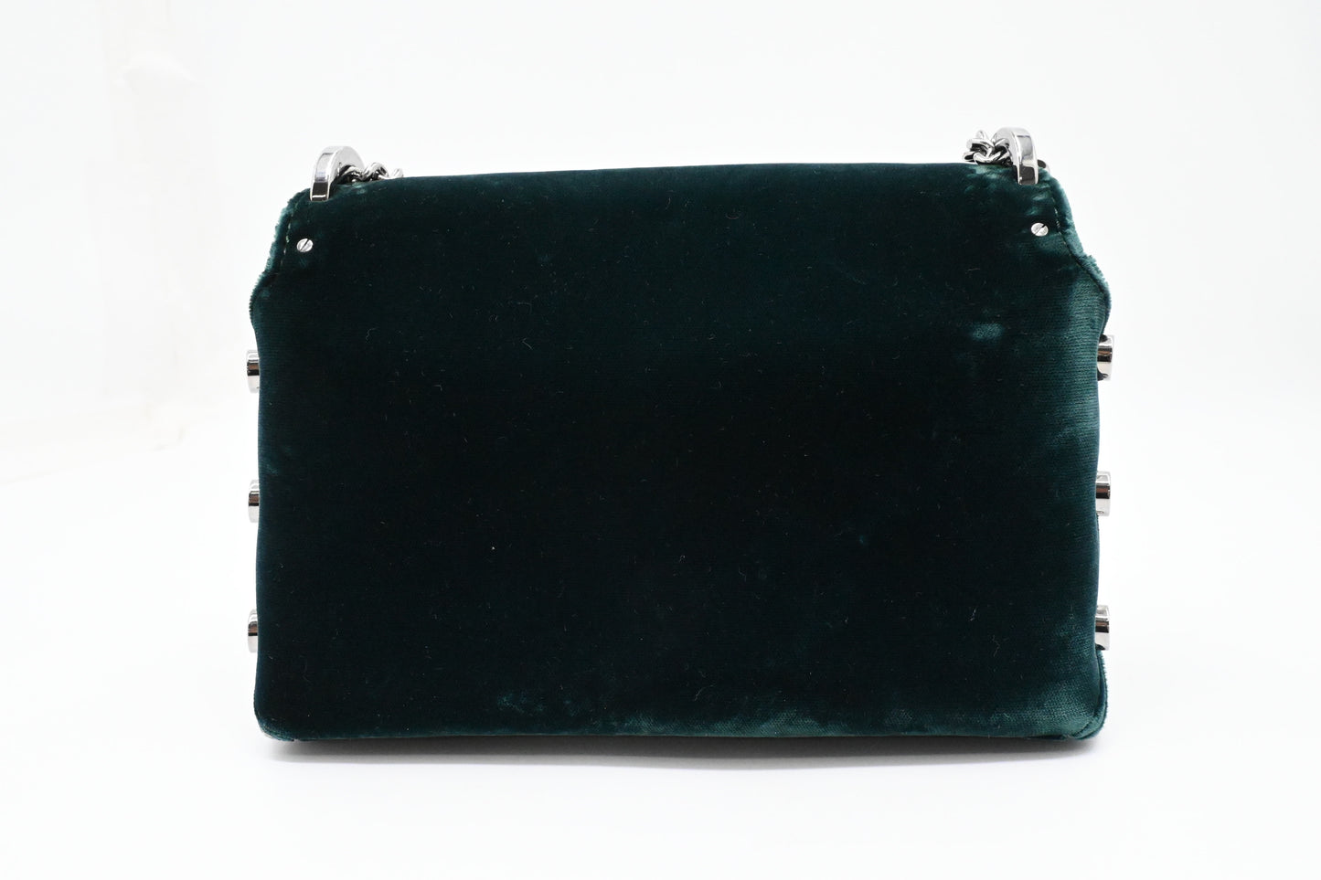 Jimmy Choo Lockett Petite in Teal Velvet