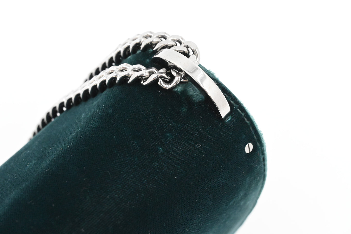 Jimmy Choo Lockett Petite in Teal Velvet
