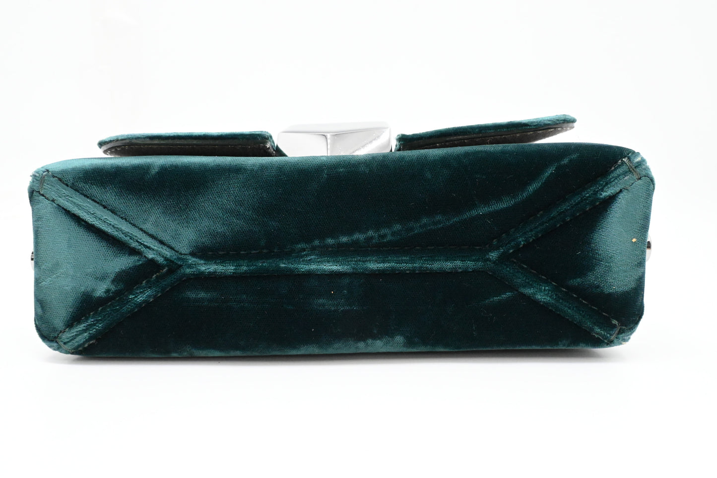 Jimmy Choo Lockett Petite in Teal Velvet