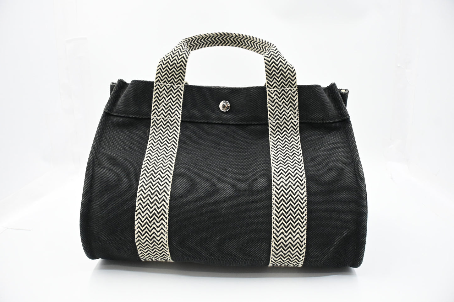 Hermes Cannes PM in Black Canvas