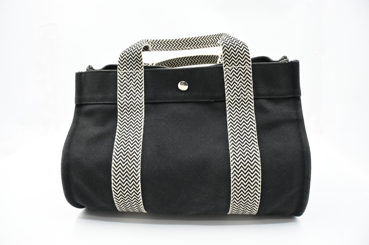 Hermes Cannes PM in Black Canvas