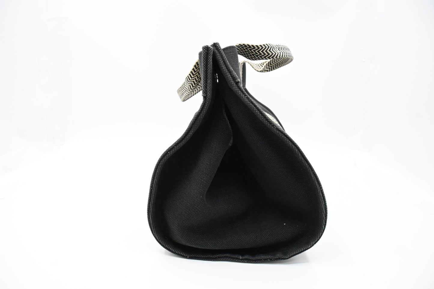Hermes Cannes PM in Black Canvas