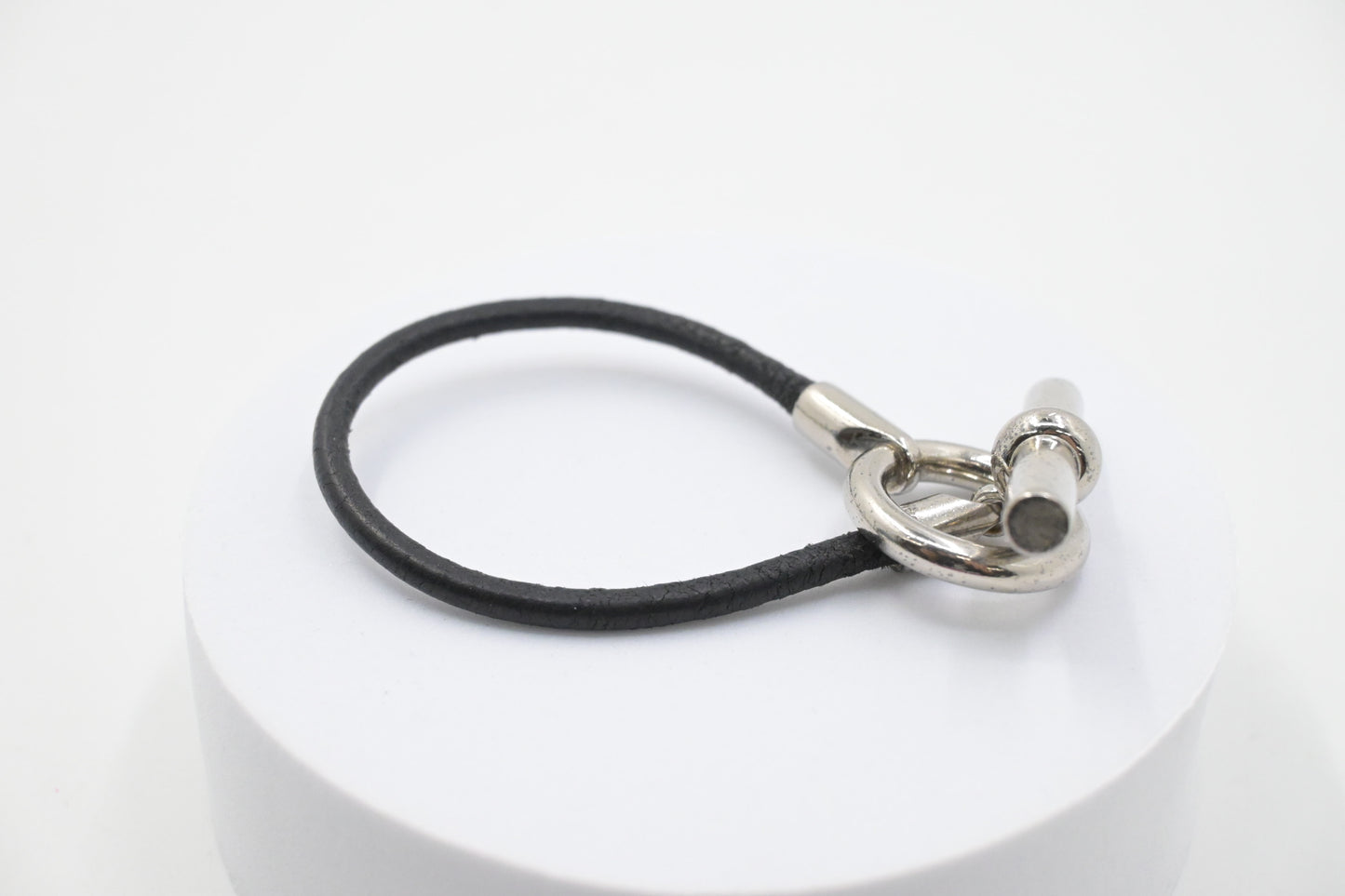 Hermes Bracelet in Black Leather