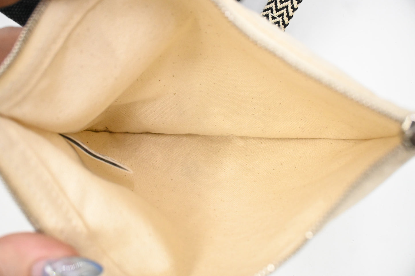 Hermes Cannes PM in Black Canvas