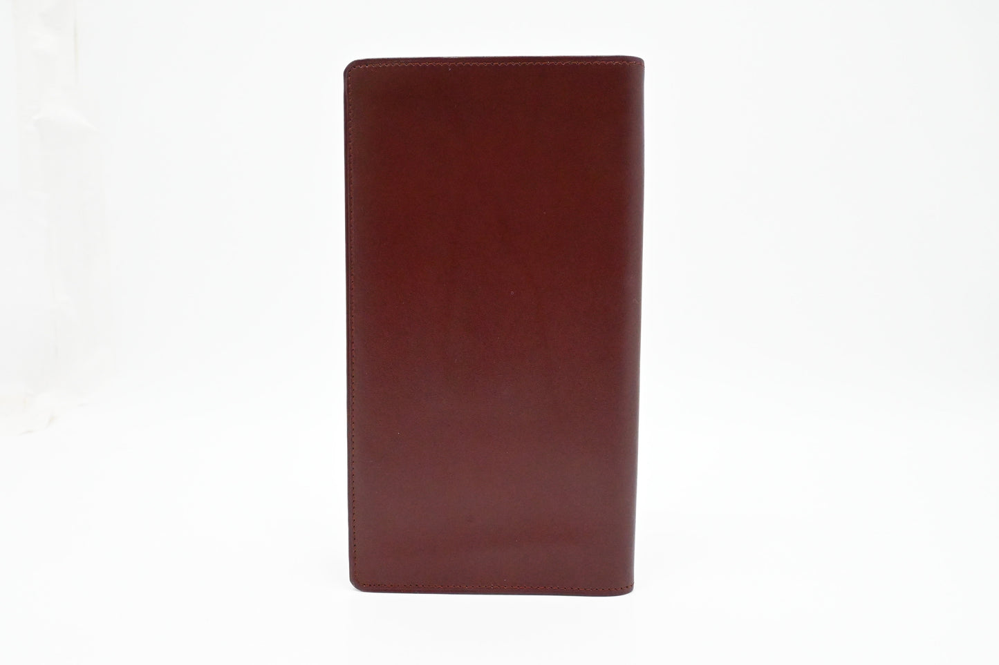 Cartier Bifold Wallet in Burgundy Leather