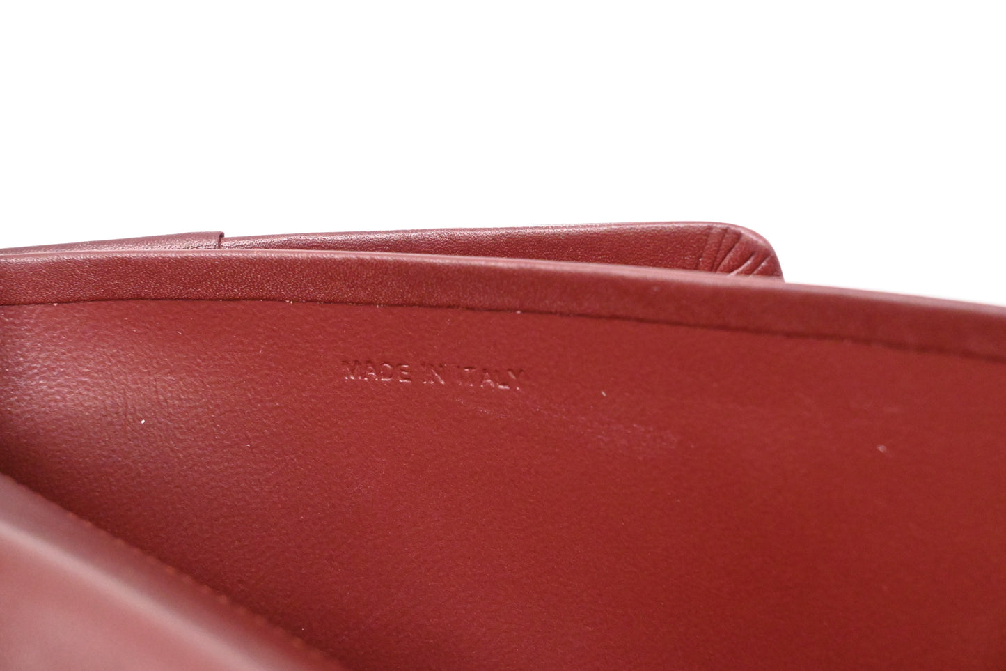 Cartier Bifold Wallet in Burgundy Leather