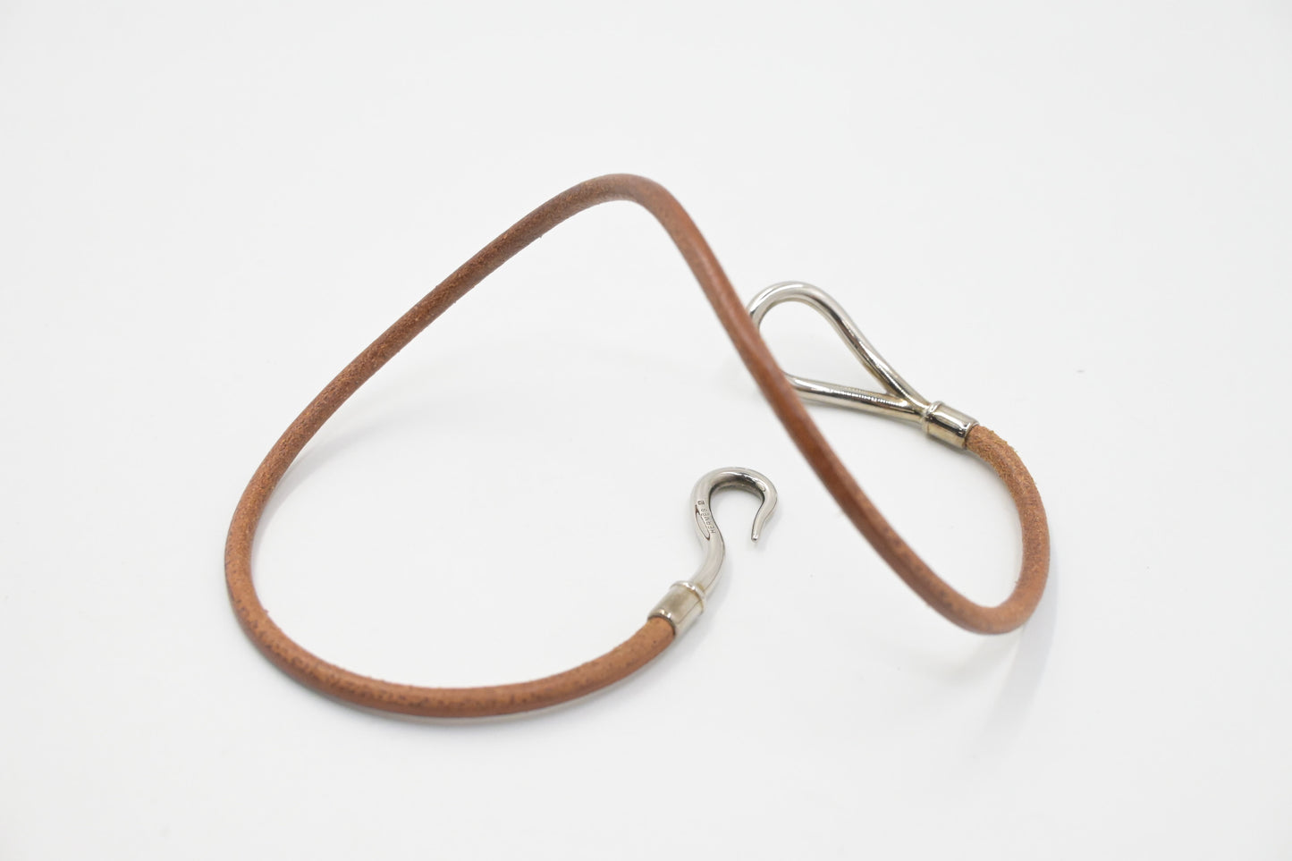 Hermes Jumbo Bracelet in Brown Leather