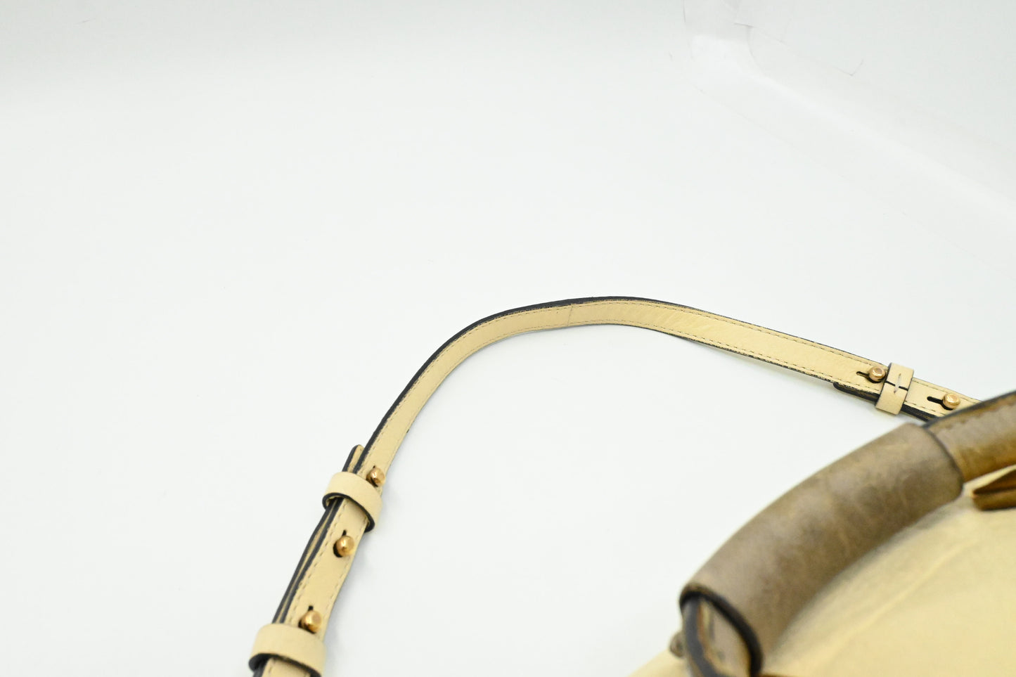 Chloe Ethel in Cream Leather
