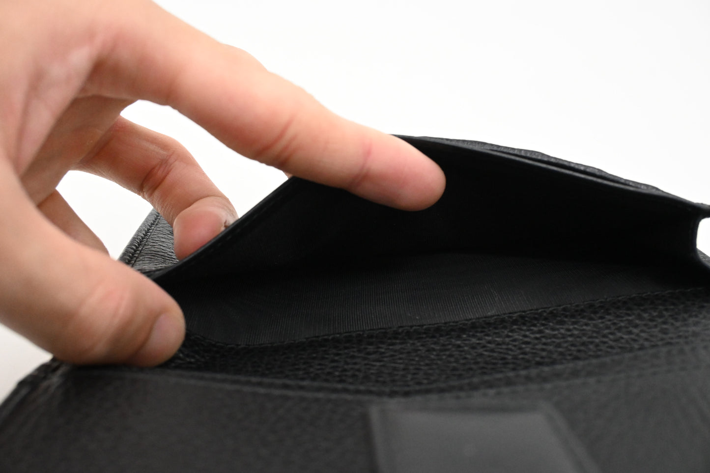 Gucci Long Wallet in Black Diamante Canvas and Leather