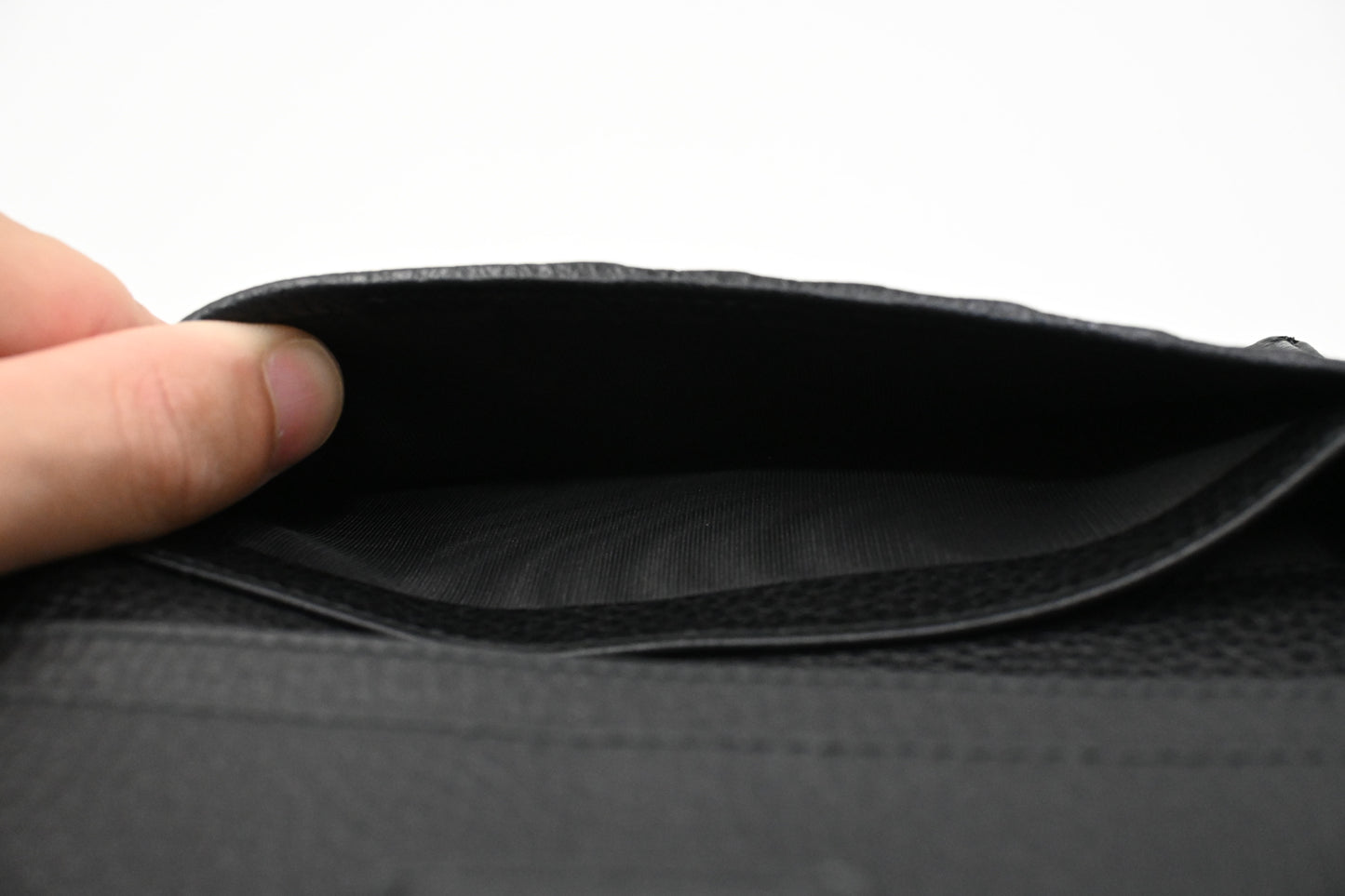 Gucci Long Wallet in Black Diamante Canvas and Leather