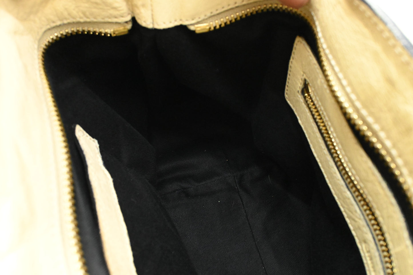 Chloe Ethel in Cream Leather