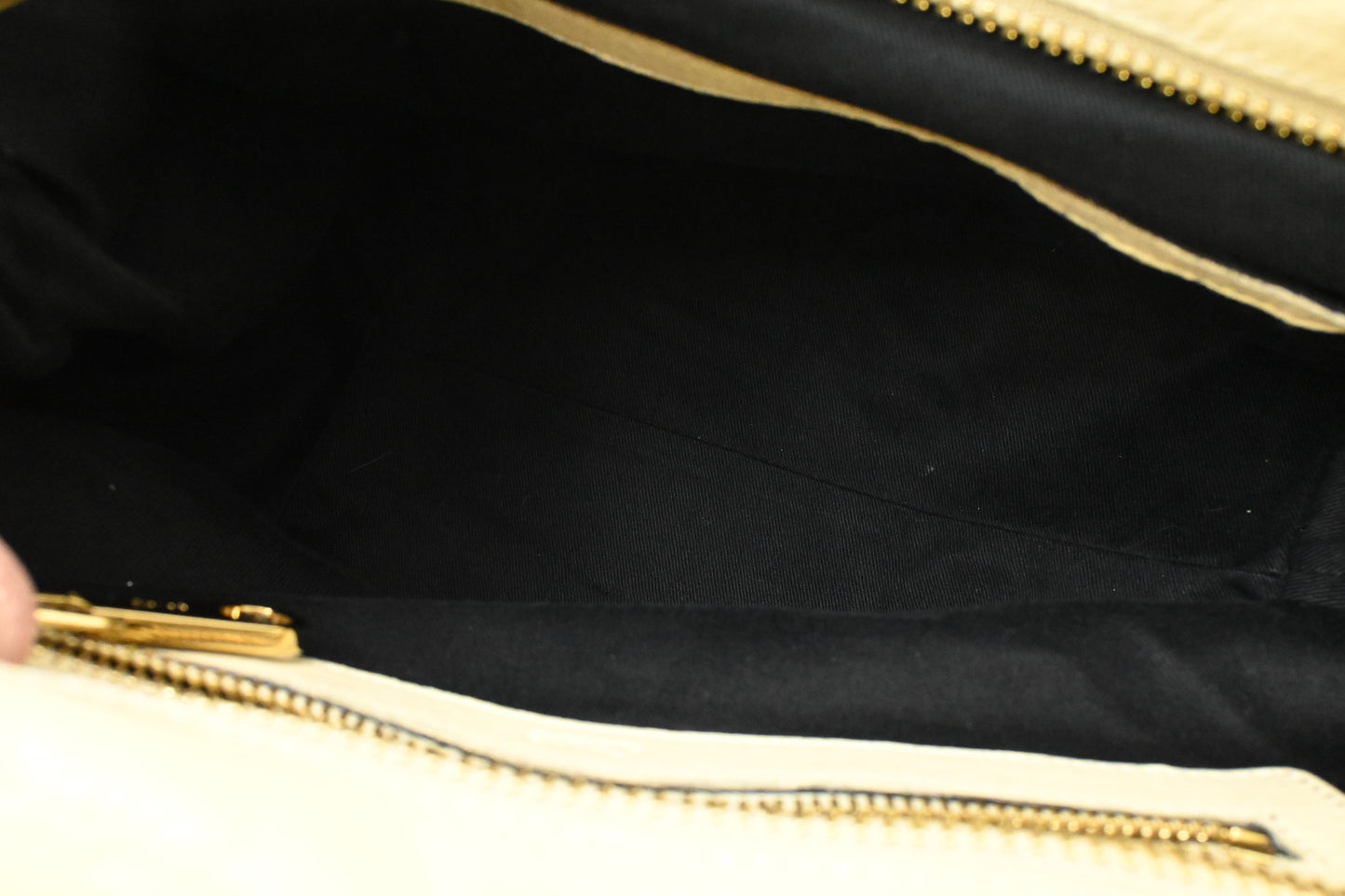 Chloe Ethel in Cream Leather