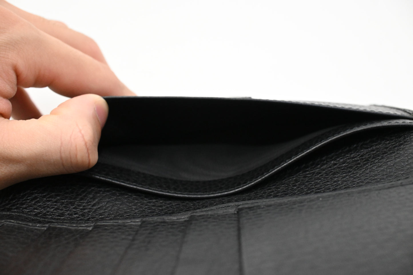 Gucci Long Wallet in Black Diamante Canvas and Leather