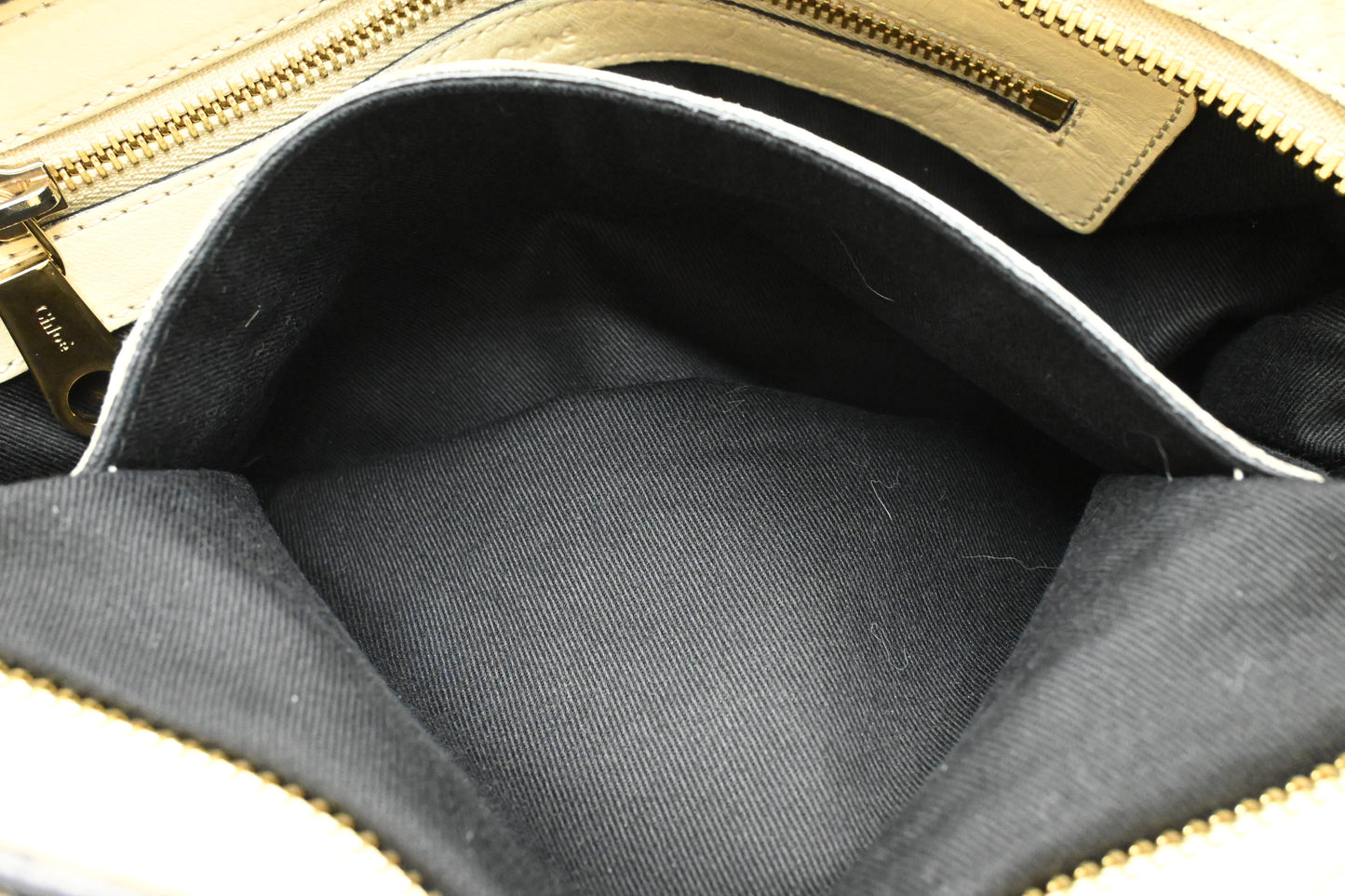 Chloe Ethel in Cream Leather