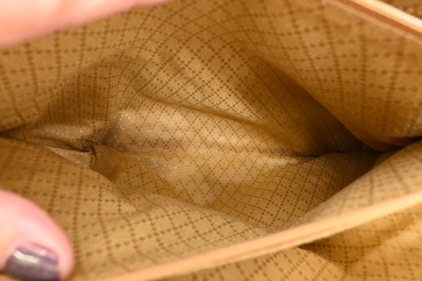 Gucci 2way Tote in Brown Suede Leather