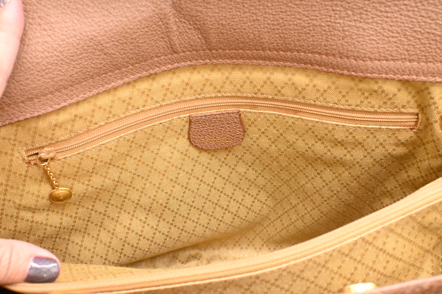 Gucci 2way Tote in Brown Suede Leather