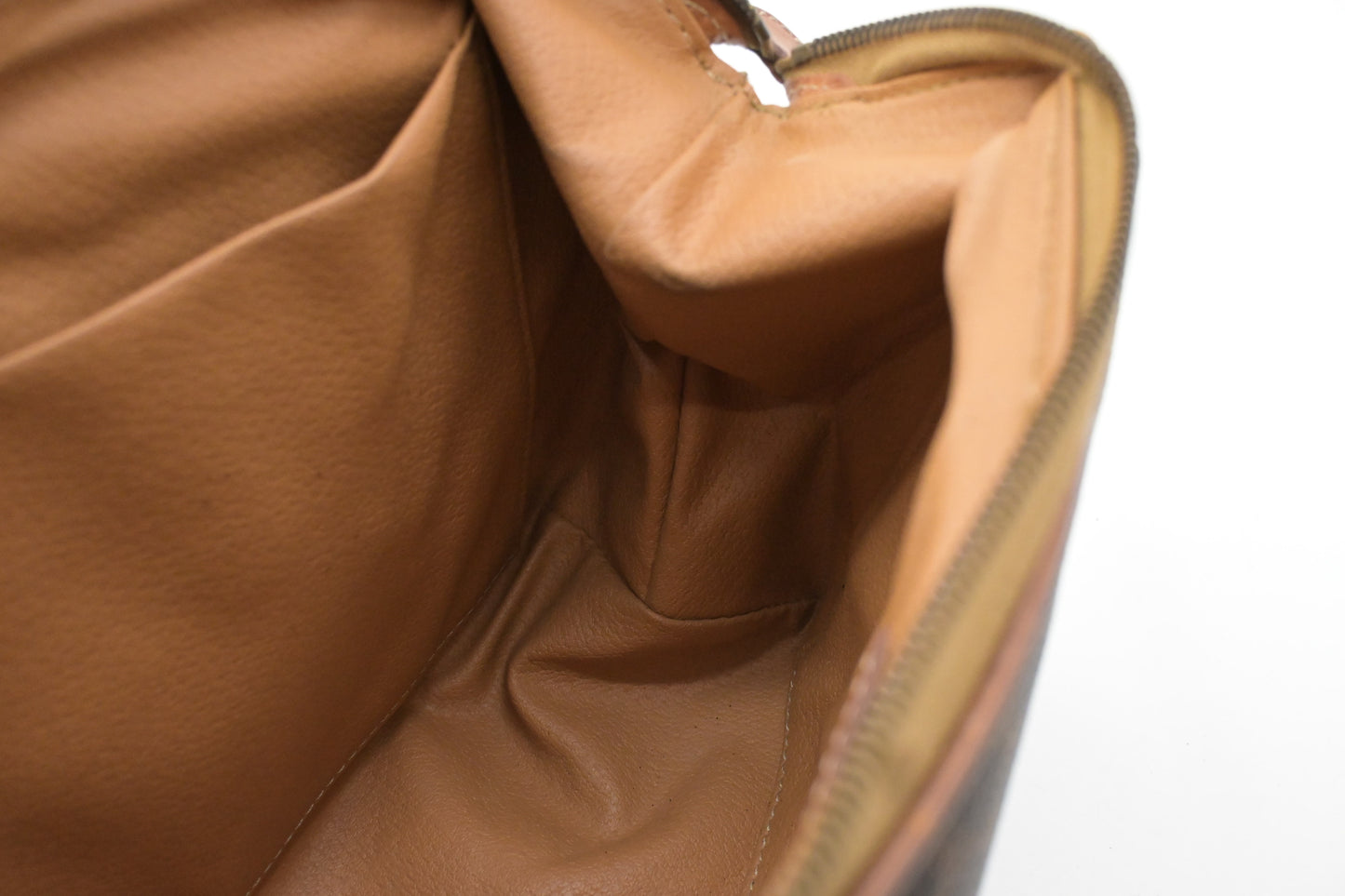 Celine Clutch in Brown Macadam Canvas