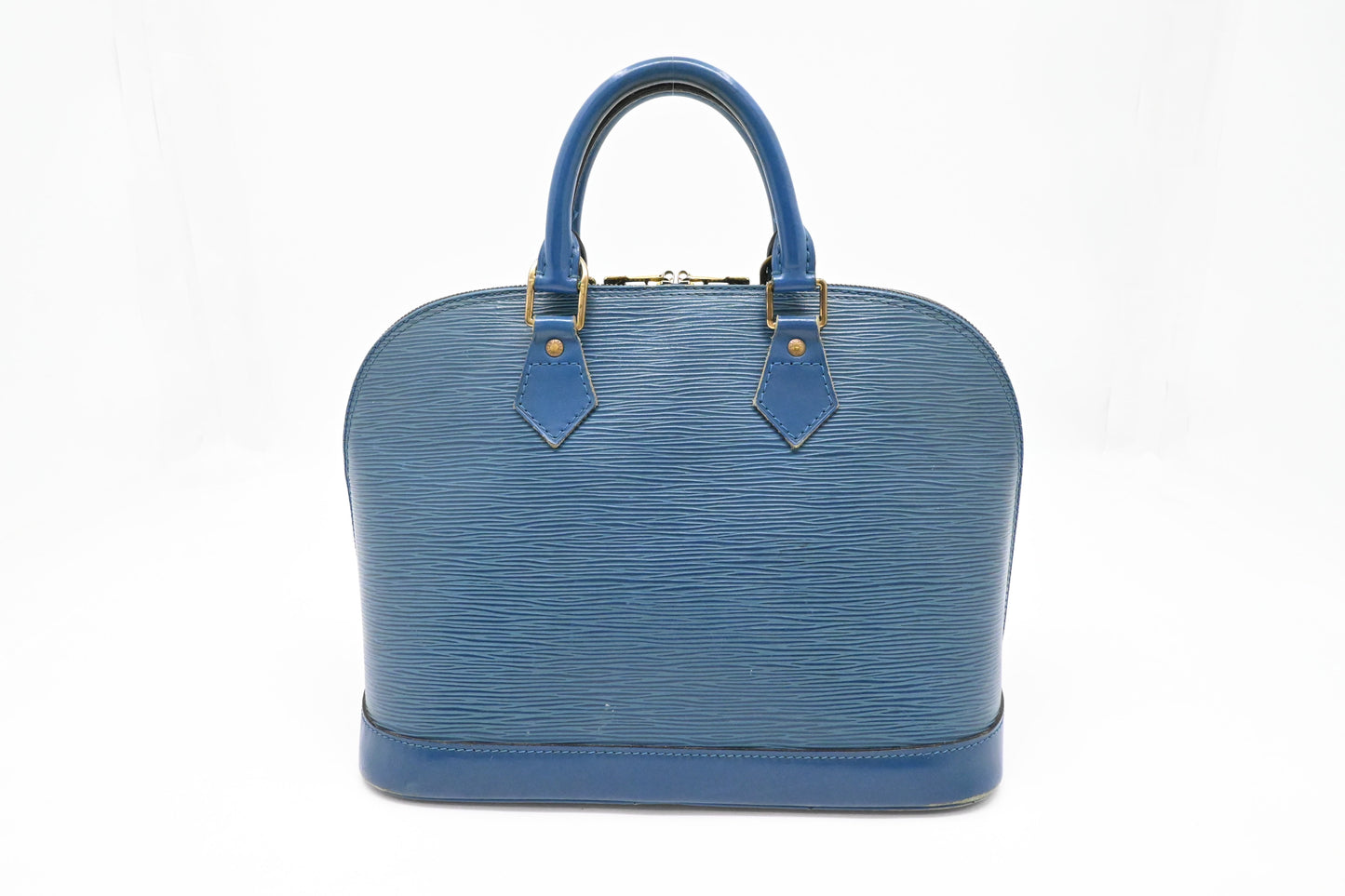 Louis Vuitton Alma PM in Blue Epi Leather