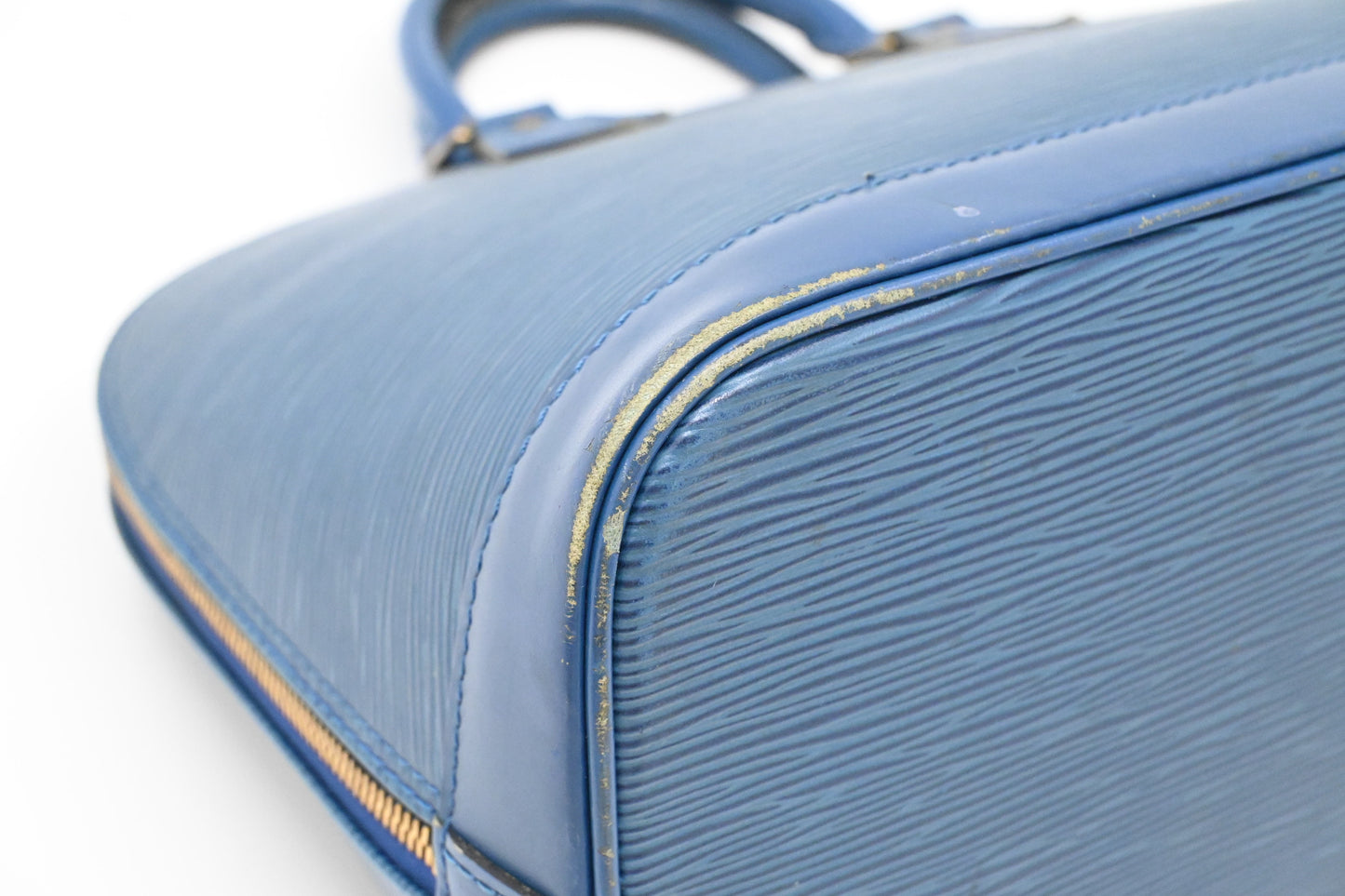 Louis Vuitton Alma PM in Blue Epi Leather
