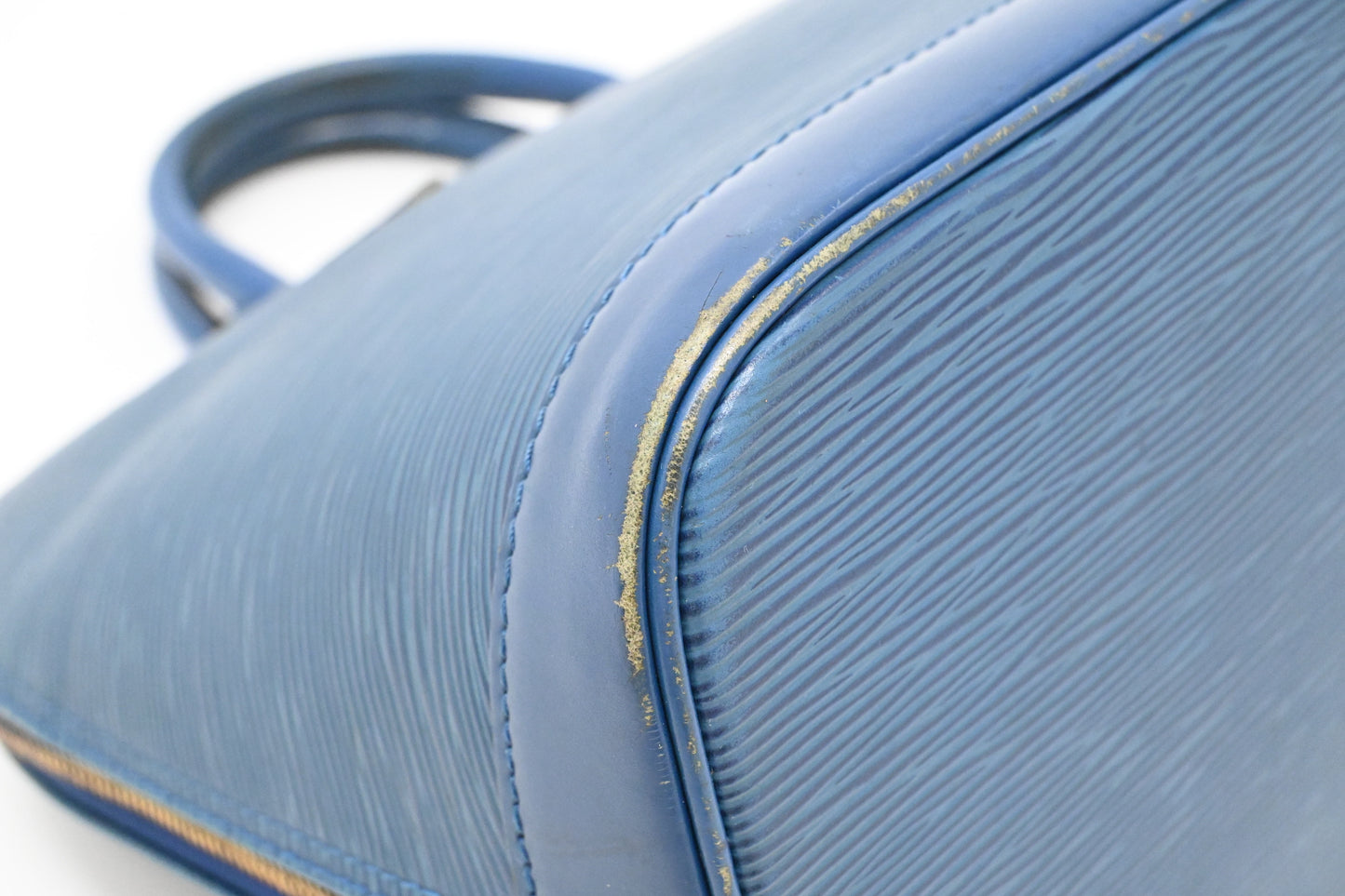 Louis Vuitton Alma PM in Blue Epi Leather